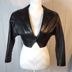 Philip Noel Black Leather Women's Jacket